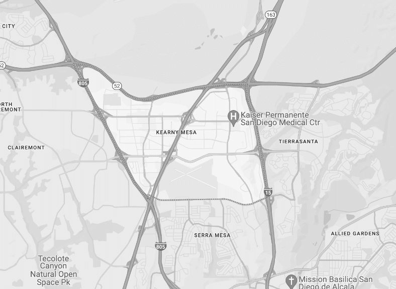 Kearny Mesa Plumbers map