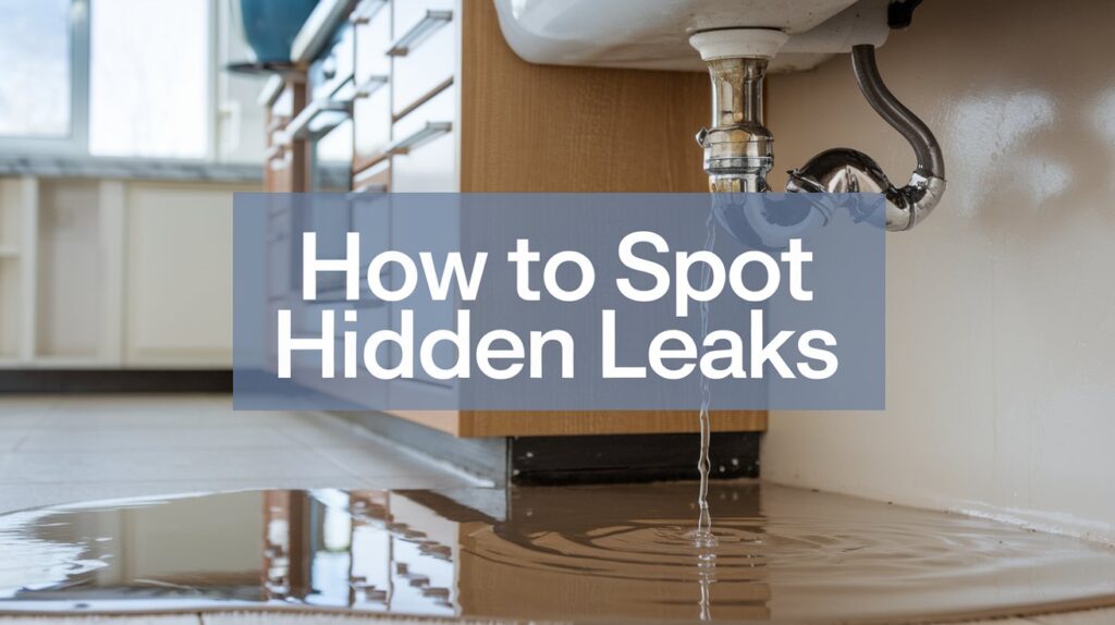 Kitchen sink leaking water onto the floor in local home owner kitchen