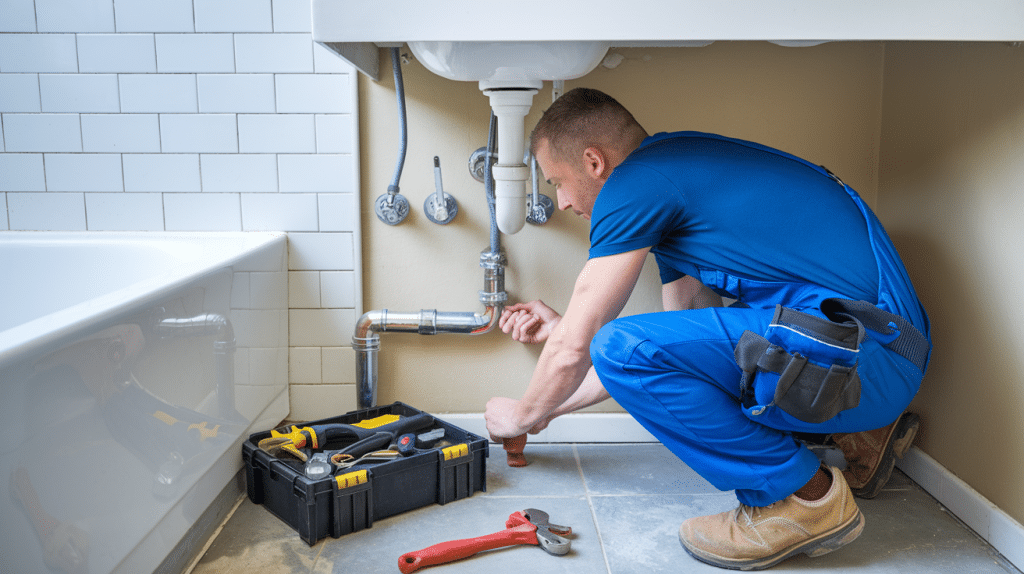 Insured plumber