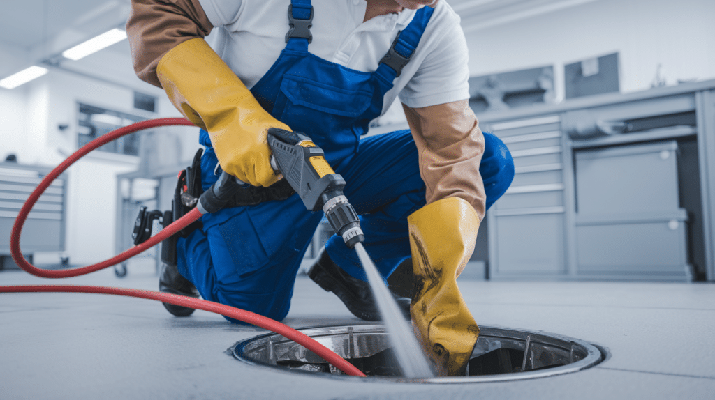 Clogged drain repair