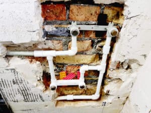 replaced water pipes