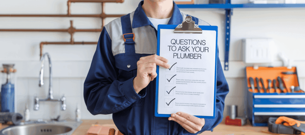 professional plumber in uniform