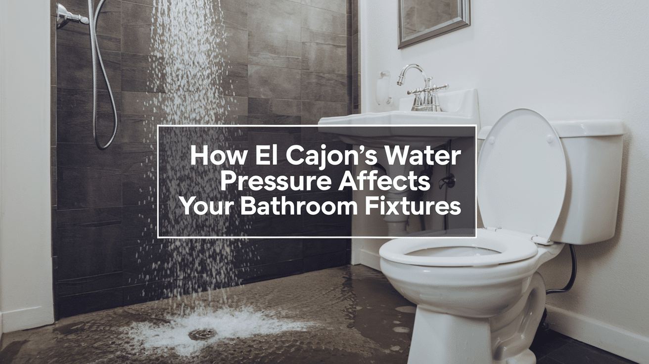 a bathroom with a low water pressure