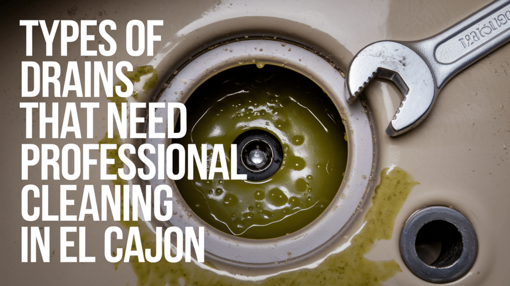 A photo of a drain with a green gunk inside.