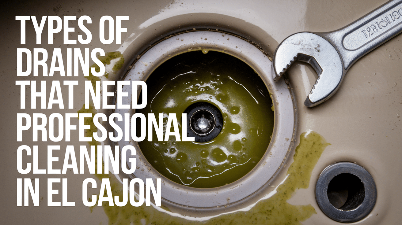 A photo of a drain with a green gunk inside.