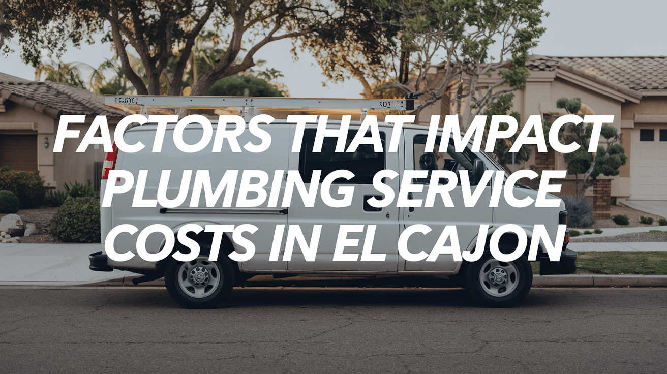  a plumbing service van parked on the street