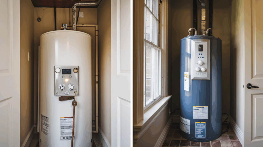 two types of water heaters