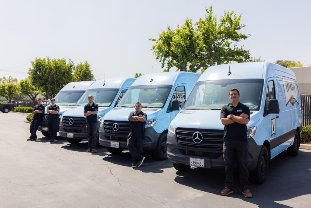 Voyager service trucks & technicians