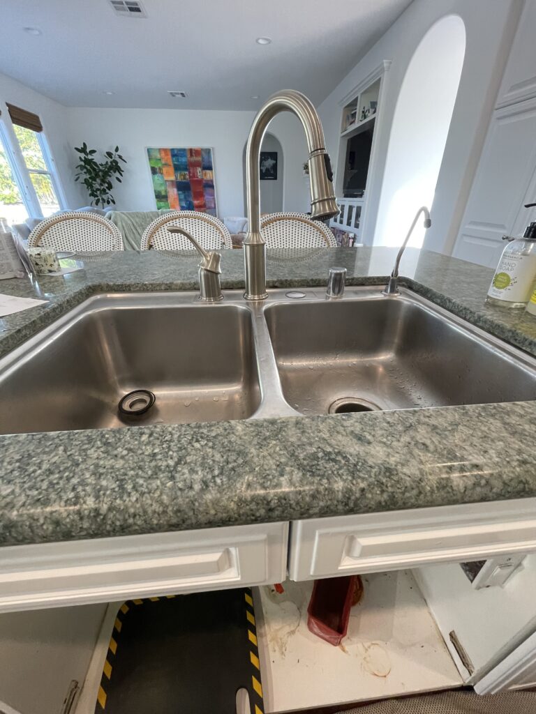 old kitchen sink