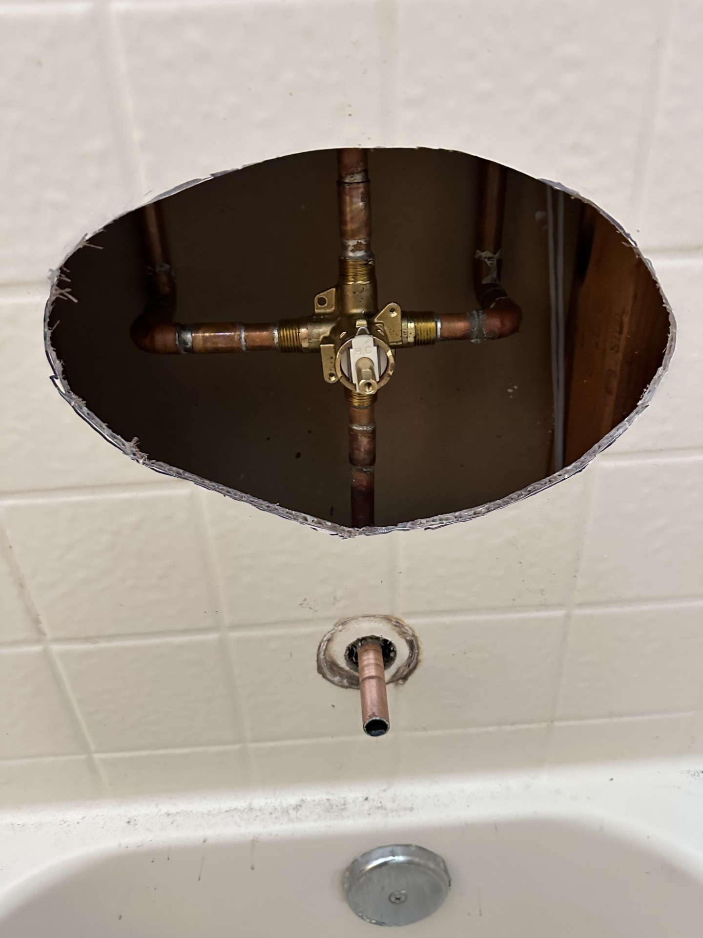 Before plumbing project Image