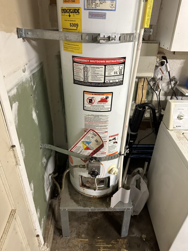 Water Heater Replacement Before